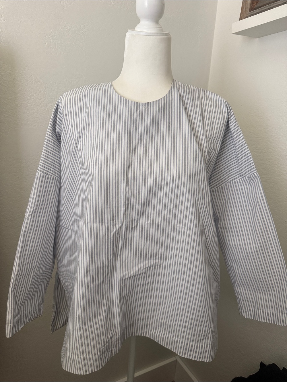 Fabiana Pigna Striped Cotton blouse - Blue/White
